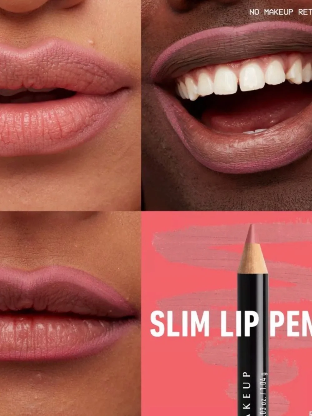 NYX PROFESSIONAL MAKEUP Slim Lip Pencil, Long-Lasting Creamy Lip Liner Rose